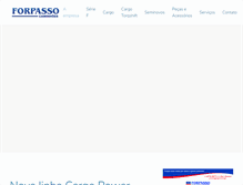 Tablet Screenshot of forpasso.com.br